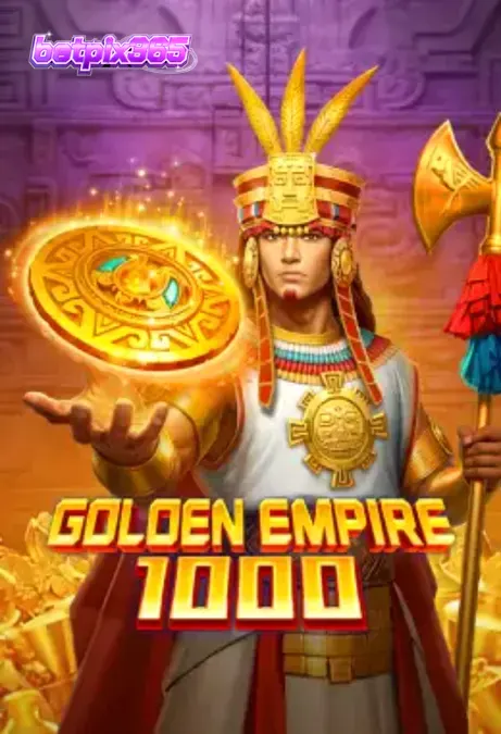 Interface do jogo Golden Empire 1000 com temática de pirâmides maias
